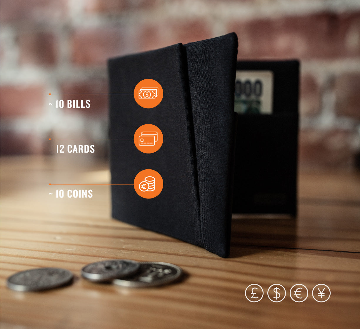 Grainwallet Coins. Minimalist Wallet. Card Holder Coin Pouch 